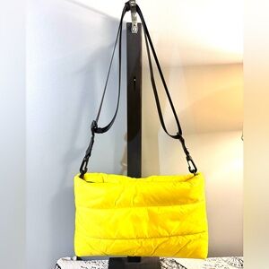 Nordstrom Yellow Puffy Crossbody Bag